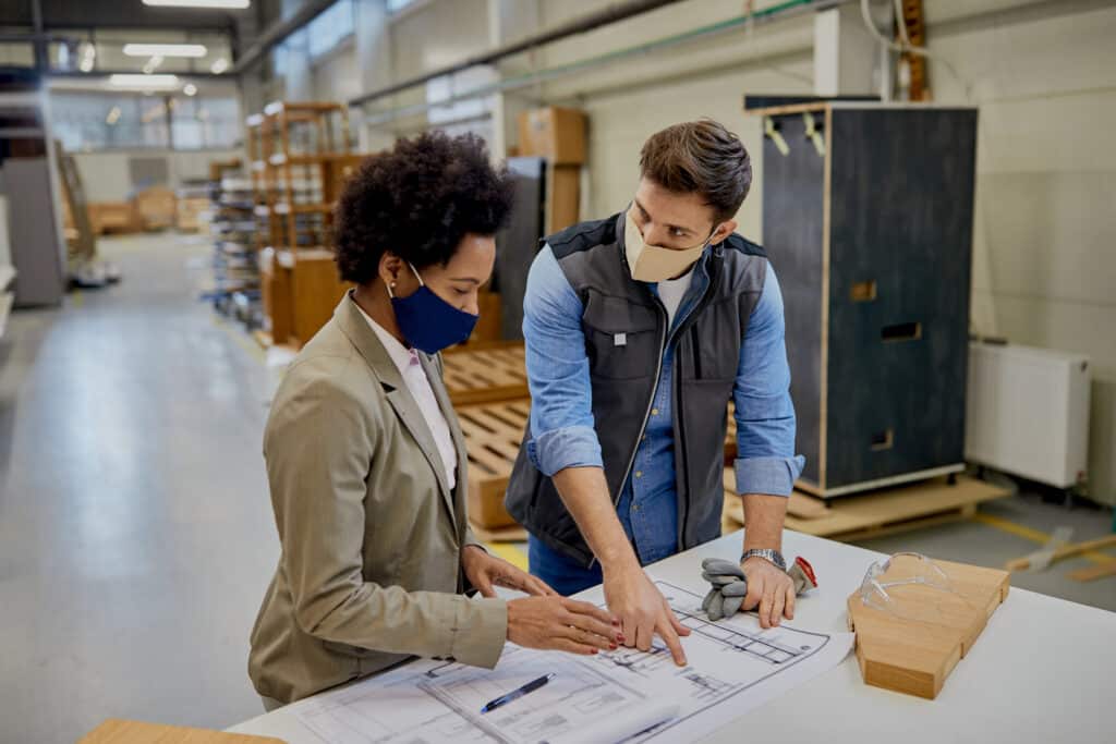 Supply chain solution at a warehouse